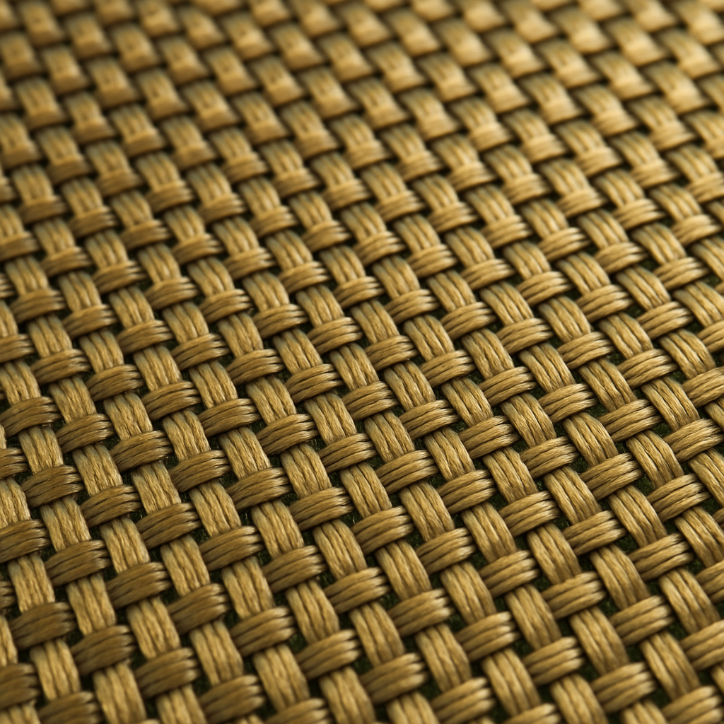 Close-up da Textura de Tecido Kevlar Tecido de Alta Tensão CaskDefence