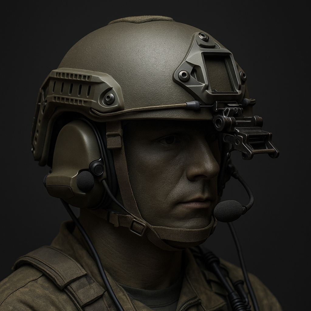 Casco Militar Táctico Moderno CaskDefence con Características Avanzadas